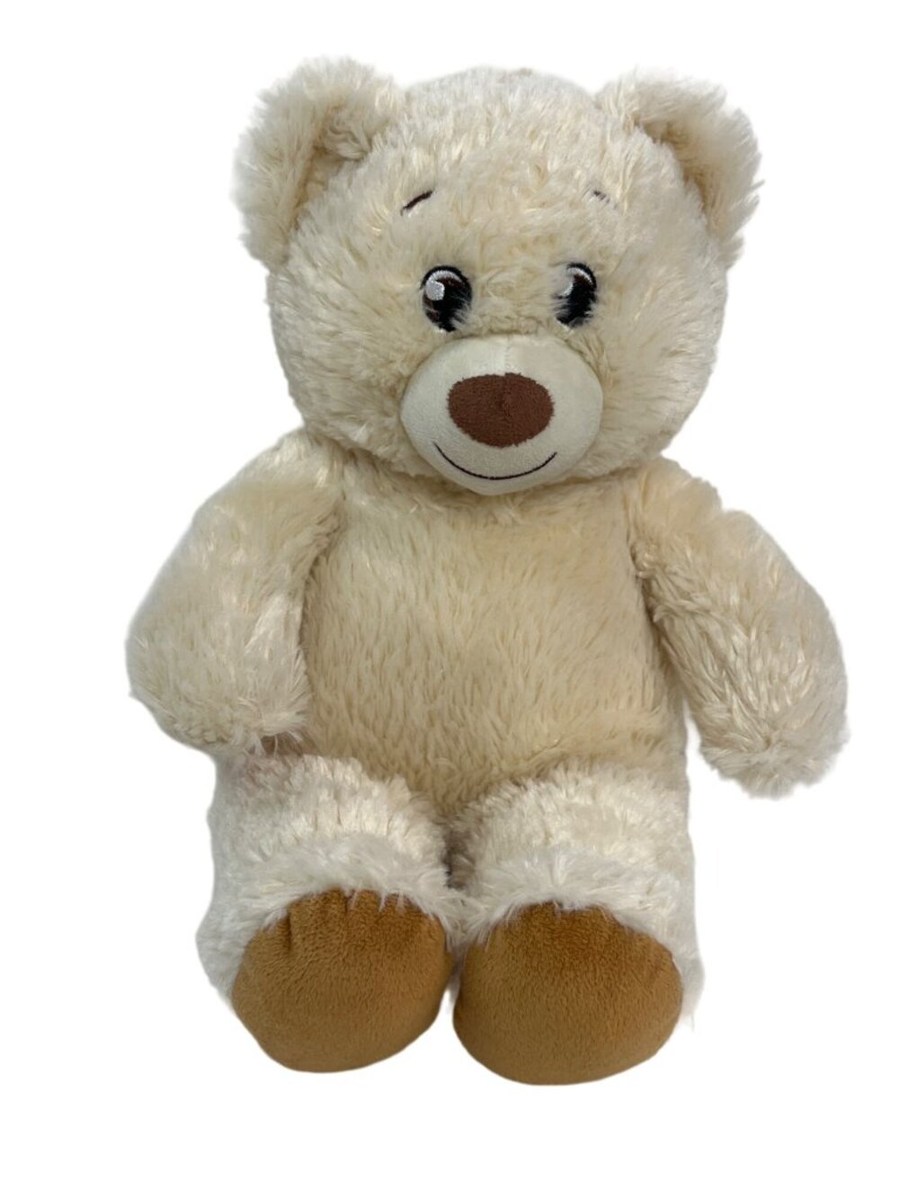 Build A Bear Cream Teddy Bear Plush 16 Inch Stuffed Animal Cottagecore Toy